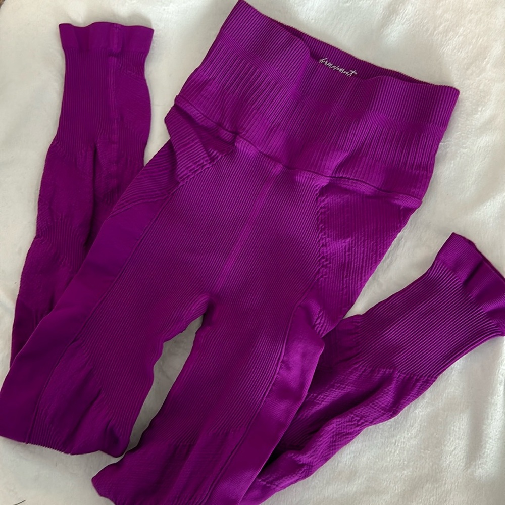 Free People Black Diamond Leggings - Vivid Violet